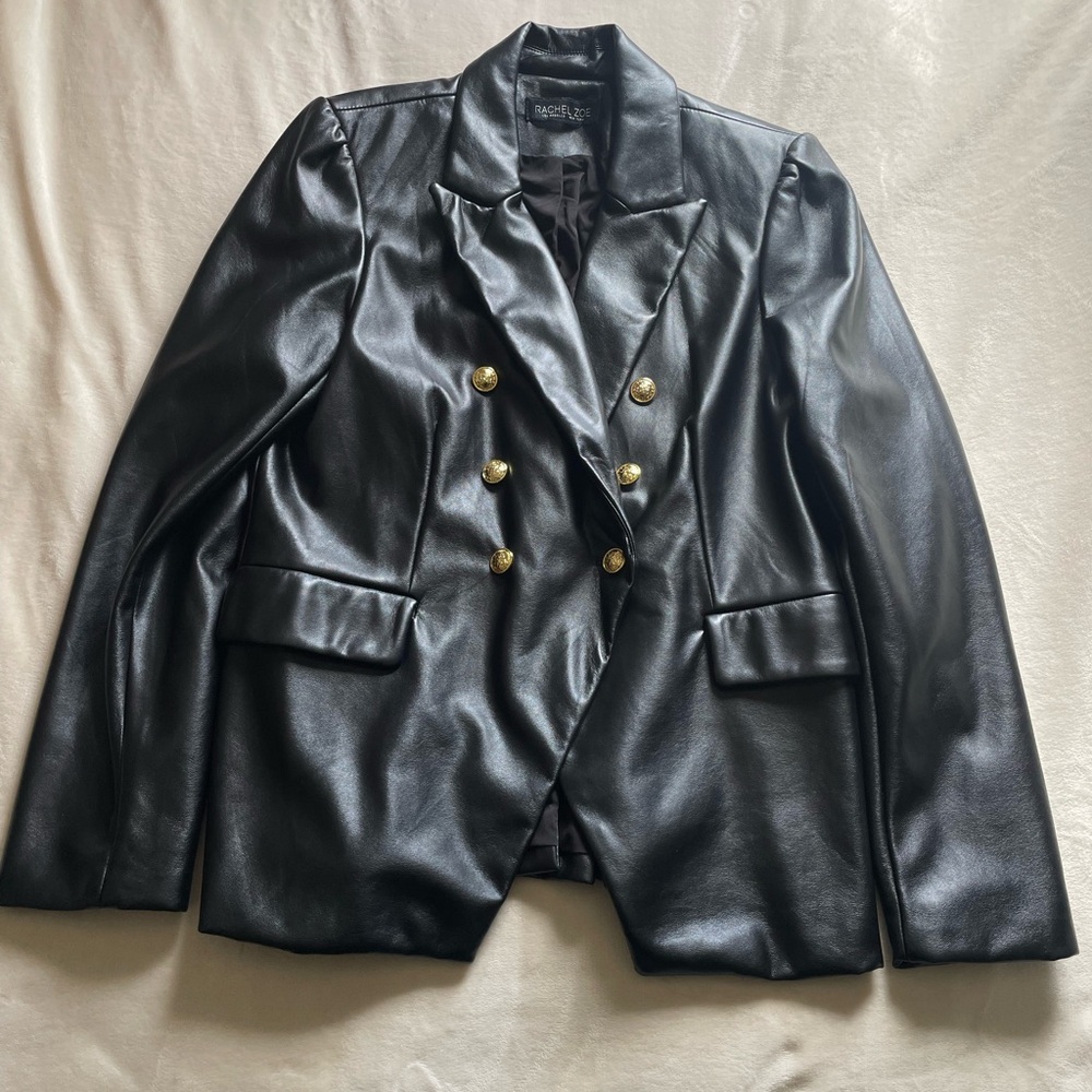 Racheal Zoe Leather blazer